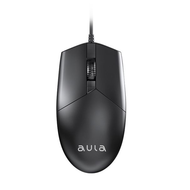 AM104 Bedrade optische USB-computermuis voor laptop en desktop, ergonomisch ontwerp, 1000 dpi, 4-weg scrollwiel, plug & play voor kantoor- en thuisgebruik_voghion.com