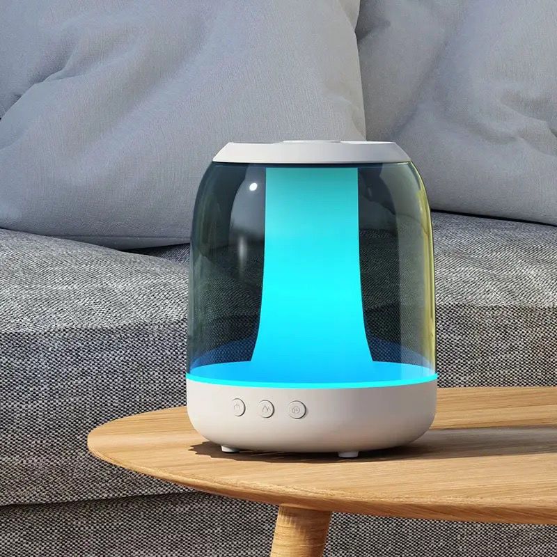 Luftbefeuchter-Lautsprecher, Bluetooth-Nachtlicht für Schwangere und Babys, große Kapazität für Büro und Zuhause, Aromatherapie-Schlafzimmerluft_voghion.com