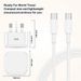 Adaptateur secteur 20 W Type C PD UK authentique, chargeur rapide pour iPhone et iPad_voghion.com