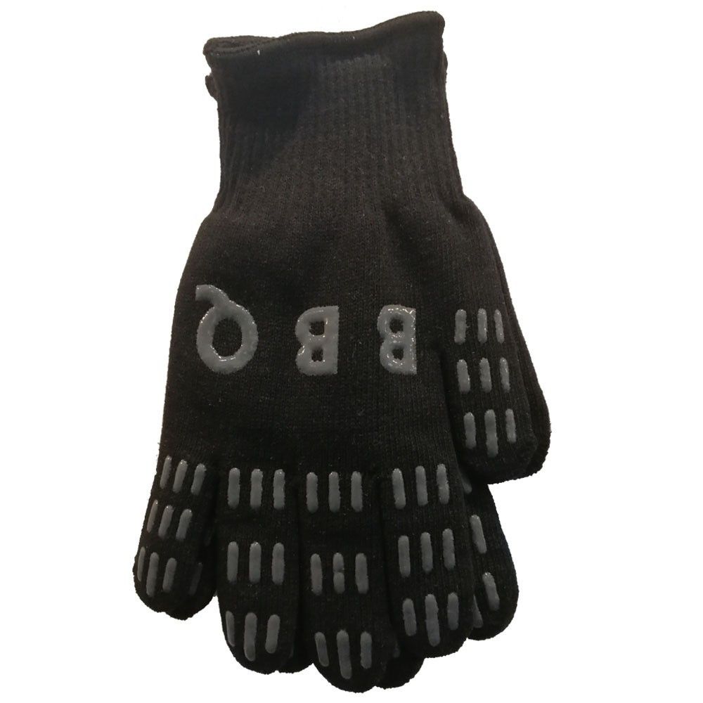 Microwave Anti-Scald Five-Finger Flexible Kitchen Non-Slip Heat-Resistant Oven Gloves Baking BBQ High Temperature_voghion.com