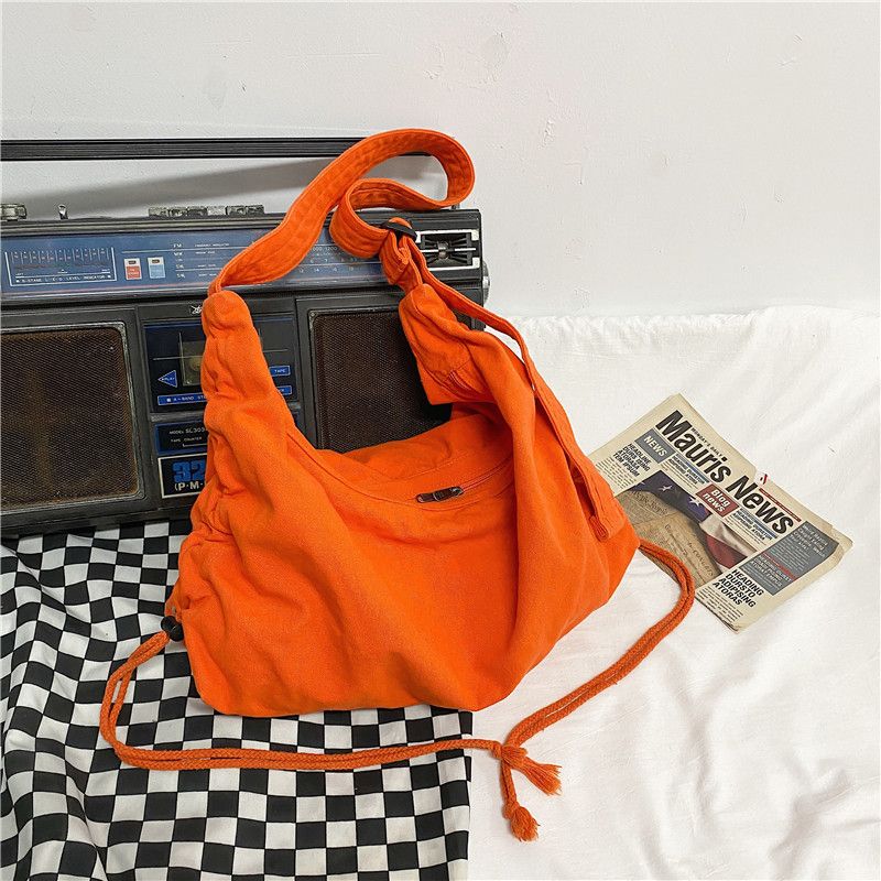 Korean Style Artistic Handbag Forest Style Casual Shoulder Bag Simple Crossbody Bag Harajuku High School Student Class Bag_voghion.com
