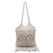 Bolsa transversal pequena de ombro crescente feminina Seaside_voghion.com