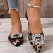 Women's Pointed Toe Flat Shoes - Soft Sole Leopard Print Slip-On Loafers For Spring/Autumn, Comfortable & Stylish (Sizes 35-43)_voghion.com