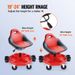 300LBS Shop Seat Work Rolling Adjustable Mechanic W/Casters Garage Stool_voghion.com