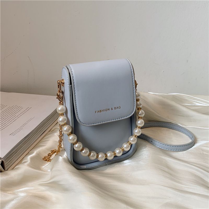 Le nouveau sac de téléphone portable de niche haut de gamme de style coréen All-match Chain Messenger bag niche design sac de messager portable sous les aisselles_voghion.com