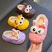 Pantofole invernali per bambini e bambine, calde, foderate in pile, con cartoni animati, per bambini, antiscivolo, per interni ed esterni, per mamma e bambini_voghion.com