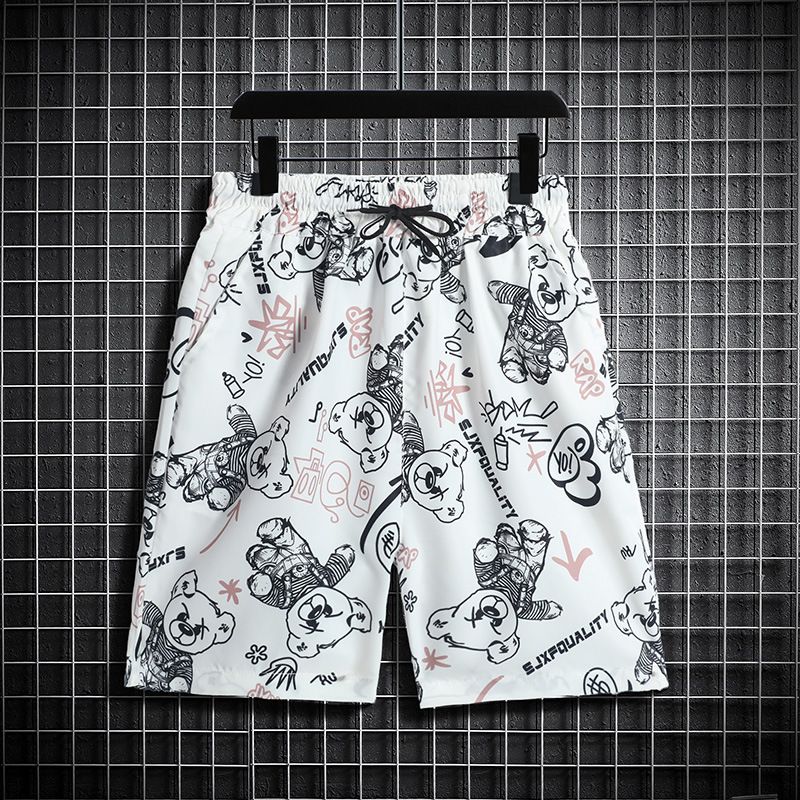 Herrenbekleidung Hawaiian Flower Shirt Strandanzug Herren Sommer Dünn Sanya Reise Paar Seaside Vacation Style Reisekleidung_voghion.com