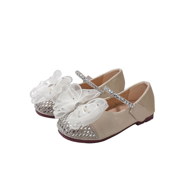Mädchen Lederschuhe Herbst/Winter 2022 Neue Kristallschuhe Mode Koreanische Prinzessin Schuhe Damen Baby Kinderschuhe Kleine, mittlere und große Kinder_voghion.com