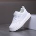 Boy's Solid Skate Shoes, Lace Up Comfy Non Slip Stree Style Sneakers For All Seasons Outdoor Workout Activities_voghion.com