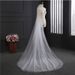 Women's Clothing Veil bride new style wedding single layer lace veil wedding dress long accessories clothing accessories long_voghion.com