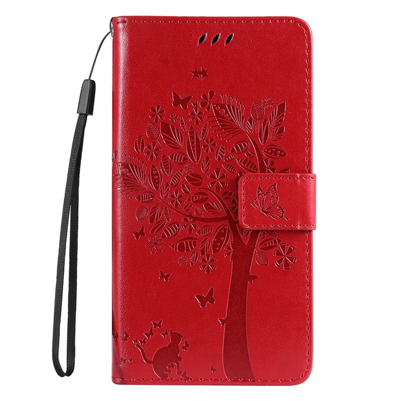 Geprägte Katzenhülle für Samsung Galaxy M33 M53 M21 M30 M30S M31S M32 M51 M52 M60S M11 M10 M10S M01 Flip aus PU-Leder_voghion.com