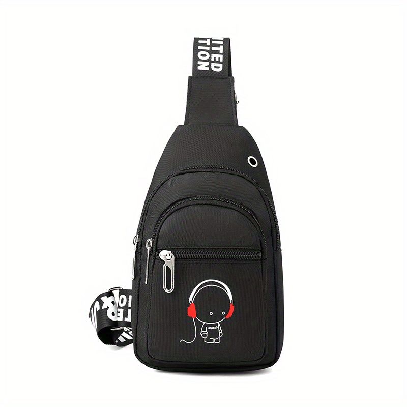 Mini borsa da petto di nuova moda per uomo e donna, borsa per il tempo libero all'aperto, borsa multifunzionale per cellulare_voghion.com