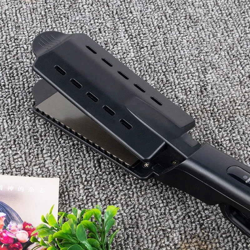 steam straight hair clip straightener corn clip spray hair care negative ion curling iron straight curling rod dual purpose_voghion.com