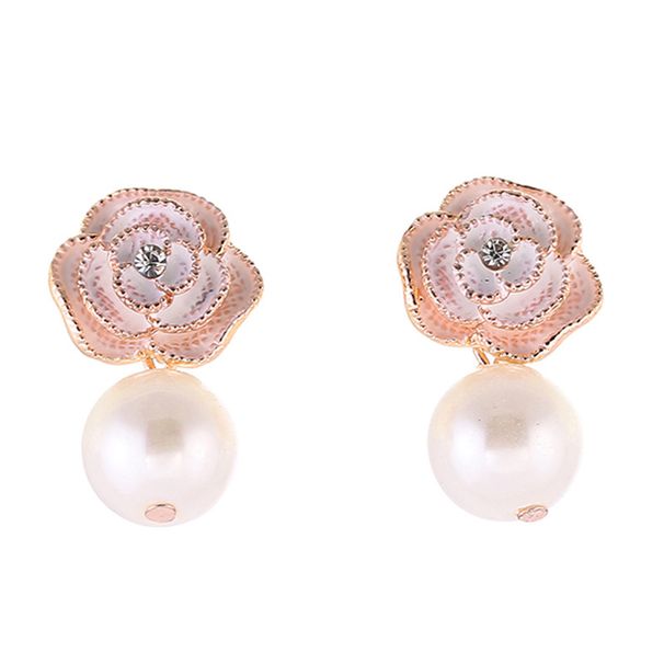 Orecchini a bottone, fornitura di streaming live, orecchini pendenti con perle, orecchini piccoli, orecchini di lusso, regali per le feste_voghion.com