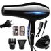Hair Dryer 2200W Professional Powerful Hair Dryer Fast Heating Hot And Cold Adjustment Ionic Air Blow Dryer With Air Collecting_voghion.com