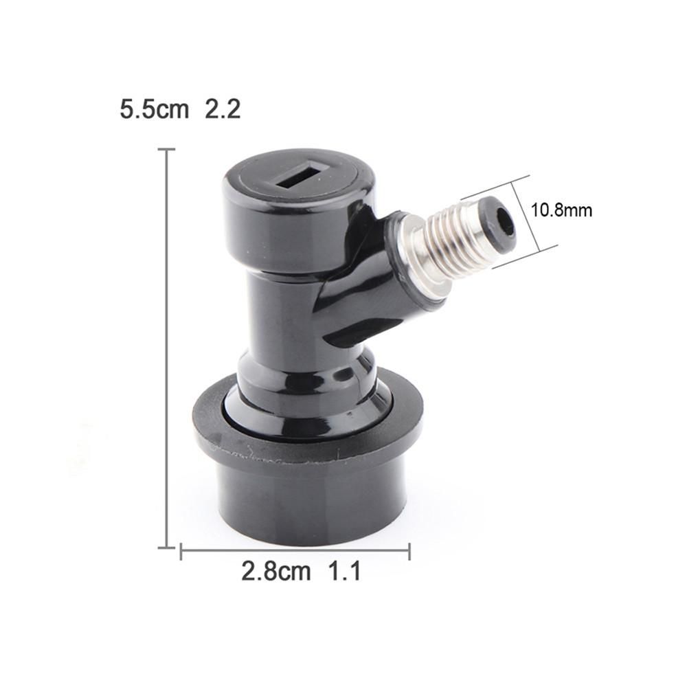 Homebrew Beer Keg Connector Dispenser Ball Lock Keg Disconnect Liquid / Gas Connectors 1/4'' For Ball Lock Keg Swivel Nut Tools_voghion.com