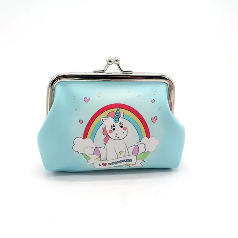 5 estilos de monederos de moda con patrón mini, carteras de PU para niñas, lindos bolsos para niños, monederos para niñas, regalo M029_voghion.com