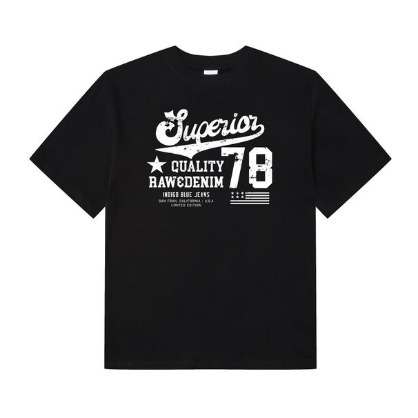 T-shirt a maniche corte con lettere del marchio di moda di strada, maglietta ampia da uomo e da donna, modello piccolo e fresco da coppia, diversi stili di top_voghion.com