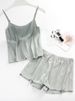 Sommer Sexy Hosenträger Pyjamas Weibliche Süße Dünne Ice Silk Shorts Weste Seide Zwei-stück Set_voghion.com