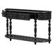 52''Modern And Contemporary Curved Console Table Sofa Table Entryway Table For Hallway Living Room With 4 Drawers And 1 Shelf_voghion.com