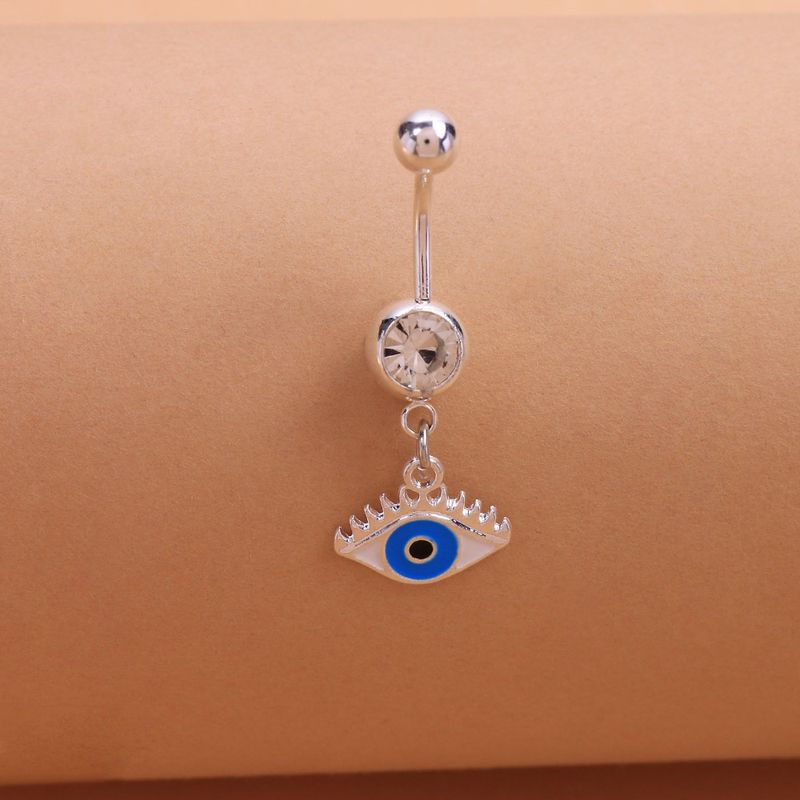 Simple and Exquisite Stainless Steel Navel Ring  Hot New Insect Navel Nail Nail Button Piercing Jewelry_voghion.com
