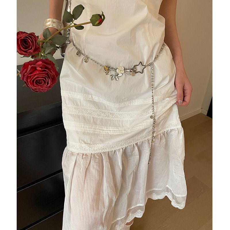 Metal X Women's Skirt Ful And Fashionable Waist Chain_voghion.com