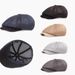 Nuovi arrivi estate maglia newsboy traspirante casual all'aperto retrò basco cappelli cappello ottagonale moda solido piatto berretti_voghion.com