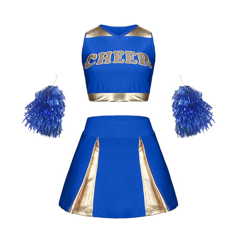 Cheerleading-Performance-Kleidung für Kinder, Performance-Kleidung für Schülerspiele, Aerobic-Kleidung, Tanzkleidung, Team-Cheerleading-Anzug_voghion.com