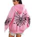 Spider Web Print Kangaroo Pocket Hoodie, Casual Long Sleeve Drawstring Hoodie Spring Autumn Sports_voghion.com