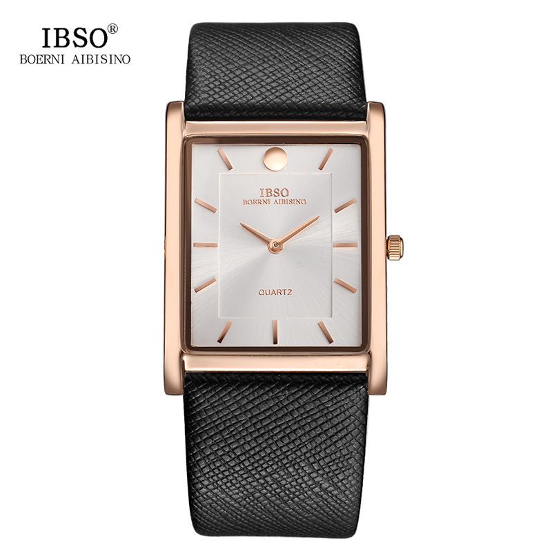 Ibso/Aibisino Light Luxury Square Student Quartz Men's Watch Business Casual 2232_voghion.com
