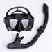 Snorkeg equipment Diving mirror Snorkel set Large frame silicone diving mask Full dry snorkel_voghion.com