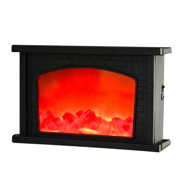LED Flame Dynaaminen Lyhtylamppu Simulaatio Takka Liekkiefekti Yövalo USB-akkukäyttöinen Olohuoneen sisustukseen_voghion.com