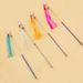 New Colorful Squeaky Paper Teaser Wand With Feather Ball And Bell, Durable Chew Toy, Cat Training Tool, Pet Supplies_voghion.com