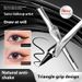 A. M. G Positioning Eyeliner Liquid Pen Non Smudging Waterproof Oil Proof Smooth Fast Drying Color Rendering Durable Eyeliner Pen_voghion.com