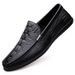 Scarpe da uomo in pelle casual autunno nuovo autunno suola morbida britannica tendenza traspirante slip-on scarpe da guida pigre scarpe da uomo_voghion.com