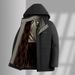 Herren-Wintermantel mit abnehmbarer Kapuze und Fleecefutter – warme, dicke Jacke für Business Casual (Khaki, Schwarz, Marineblau) – Optionen in Übergröße_voghion.com