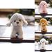 Keychain Plush Poodle Adorable Soft Stuffed Dog Accessory For And Bags Keys_voghion.com