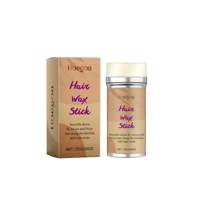 Hoegoa wax stick serie nek haarlijn finishing, diepe hydratatie en vormgeving, pluizig haar voor langdurige styling_voghion.com