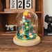 Christmas Handmade Small Tree Nordic Desktop Luminous Ornaments Restaurant Shopping Mall Decorations Mini Tree_voghion.com