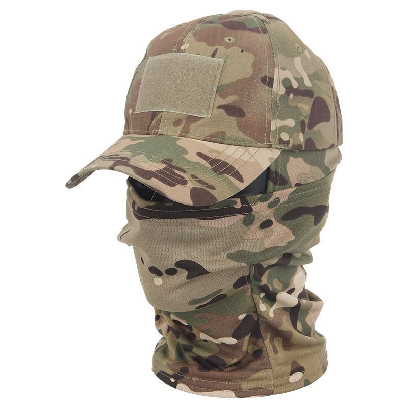 Camouflage Baseball Mask Set Outdoor Mountaineering, Camping, Fishing, Sunscreen, Windproof, Breathable, Sunshade, And_voghion.com