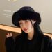 New Autumn and Winter Women's Solid Fur Edge Thickened Warm Fisherman Hat Outdoor Cold Protection New Face Show Small_voghion.com