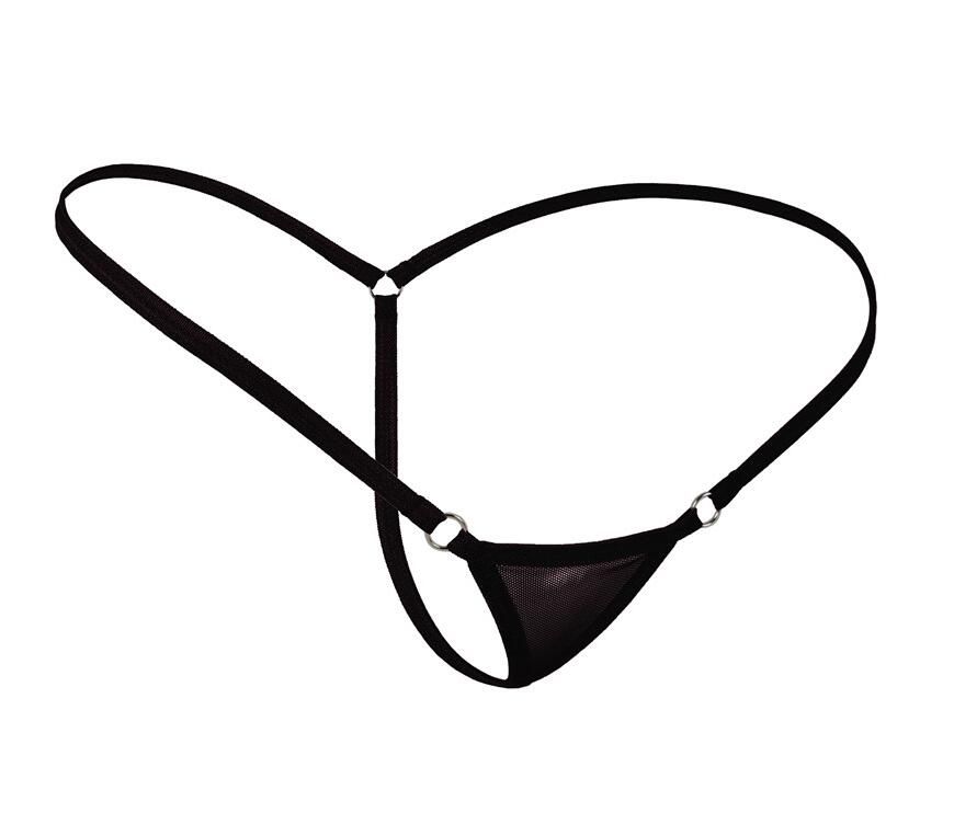 Dames Gerie Ondergoed Sexy Pamas Pama Broek Mesh Doorzichtige T-vormige Slip T-Back Mini Badpak Zwembroek_voghion.com