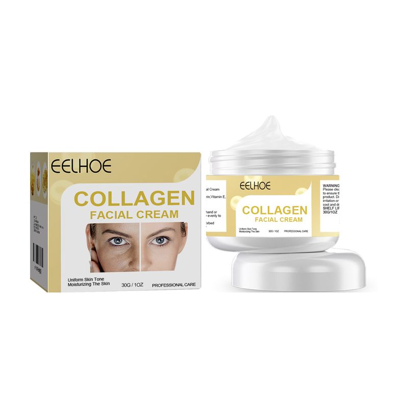 EELHOE Collagen Face Cream Brightens, Softens, And Moisturizes Facial Skin_voghion.com