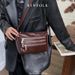 Stylish Multi-Zip Crossbody Bag For Women - Versatile Everyday Shoulder Bag In Havana Brown, Soft Fabric With Functional Compartments_voghion.com