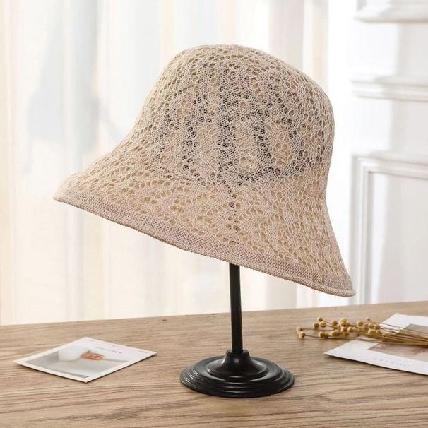 Nyheter Nytt mode Kvinnor Flickor Dubbelsidiga Fiskarhattar Panama Andningsbar, hopfällbar mössa Utomhus Solskyddsmedel Bucket Hat_voghion.com