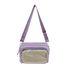 Borsa a tracolla piccola, versatile e casual, per donna, con tracolla trasparente e distintivo per dolore da ragazza_voghion.com