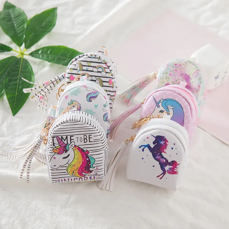 Cartoon Flamingo portemonnee dames portemonnees kleine schattige kawaii kaarthouder sleutel geldzakken voor kinderen dames portemonnees 18_voghion.com
