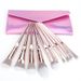 Make-up-Pinsel und -Tools, neue 10-teilige rosa Make-up-Pinsel der Wet And Wild-Serie mit Daumen, galvanisierter Griff, Make-up-Pinsel-Set, Laser-Make-up-Pinsel-Tasche_voghion.com