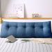 SOGA 180cm Blue Triangular Wedge Bed Pillow Headboard Backrest_voghion.com