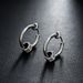 Clip Earrings Circle Ear Clips For Men, Fashionable And Trendy, Niche Design, No Piercing, Plain Circle Earrings For Women_voghion.com